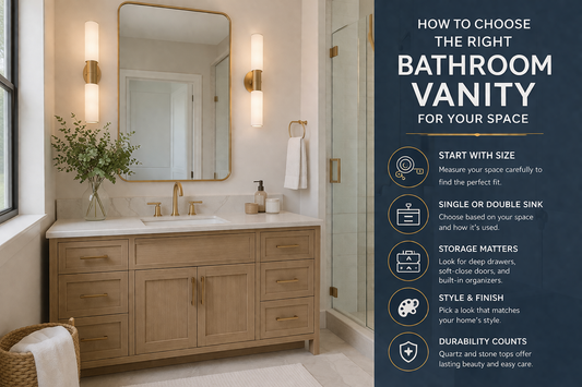 How to Choose the Right Bathroom Vanity for Your Space