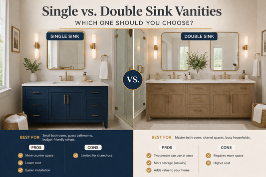 Single vs Double Sink Vanities: Which One Should You Choose?