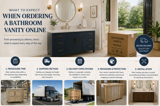 What to Expect When Ordering a Bathroom Vanity Online