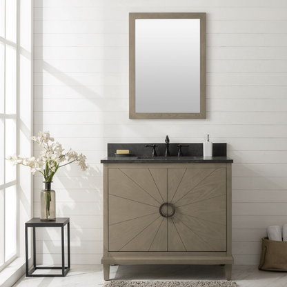 36 Inch Gray Single Sink Bathroom Vanity – Legion Furniture WLF7040-36-AGO-BS